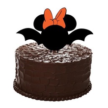 topper de la torta murciélago minnie mouse casa deco halloween feliz mickey gratis gratuito libre bate 3d print model - Mito3D