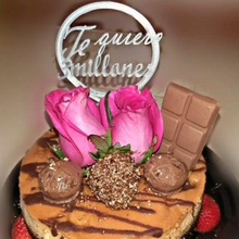 topper l'amour art gâteau décoration fête anniversaire spécial phrase 3d print model - Mito3D