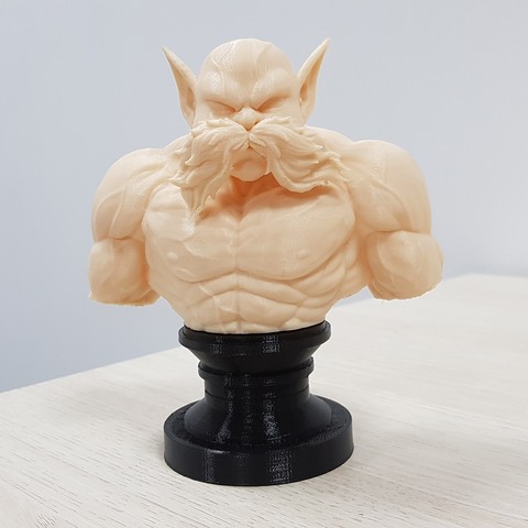toppo stl dragon ball super 3d print model art printable bust printing jiren 3D print model - Mito3D
