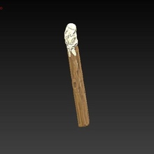 torch architecture medieval 3d print model - Mito3D