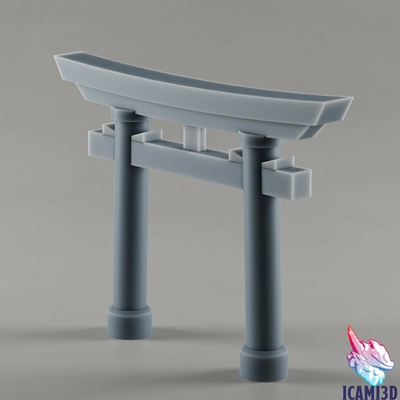 torii giappone cultura spirituale 3d print model - Mito3D