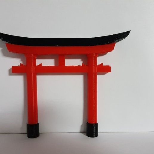 torii color arquitectura Japón edificios estructuras 3D print model - Mito3D