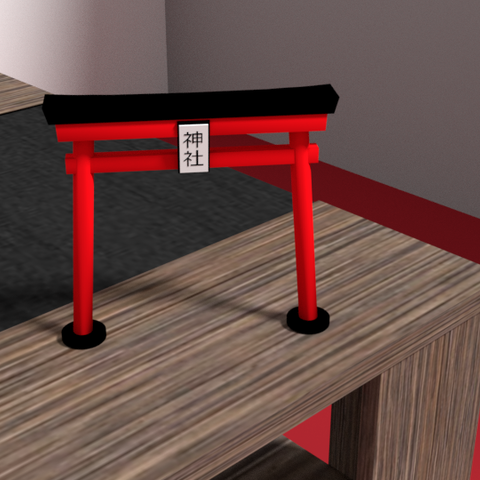torii japanese gate architecture temple jinja o-tera culture otera 3D print model - Mito3D