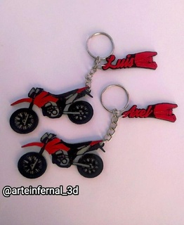 tornado xr motocross key ring motorcycle cross enduro keychain souvenir colors 3d print model - Mito3D