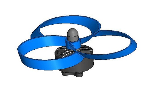 toroidal Propeller Drohne DIY fdm Drucken Prusa Allesschneider Hobby Spaß Experiment 3d print model - Mito3D