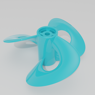 toroidal hélice barco apuntalar zumbido agua vagabundo estrecho 3d print model - Mito3D