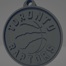 toronto raptors keychain nba basketball basket keys key ring souvenir sport 3d print model - Mito3D