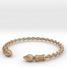 torque bracelet jewelry tork celtic jannie 3d print model - Mito3D
