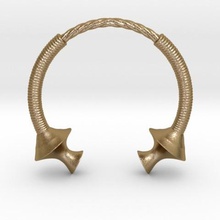 torque bracelet jewelry torc 3d print model - Mito3D