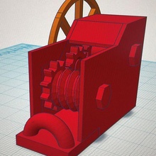 torque winch model ships barge 3d print model - Mito3D