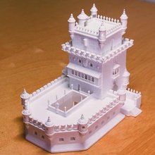 torre belem architecture buildings structures tower portugal nosupport lisbon 3d print model - Mito3D