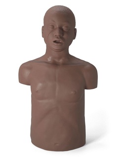 torso rcp Paolo v2 bambola salvataggio aperta africano coeur Fai cuore rianimazione rosso attraversare salvare apprendimento 3d print model - Mito3D