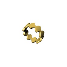 tortie ring jewelry jewels grommet stackable wedding jewellery 3d print model - Mito3D