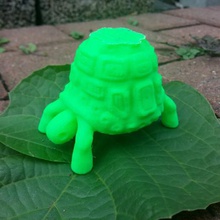 tortise turtle animal sea garden art easy to print small 3d print model - Mito3D