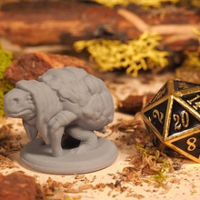 tortle - tabletop miniature game beast animal turtle stl file 3d model mini fantasy warhammer gloomhaven pathfinder critical role gaming rpg dnd dungeons dragons 3d print model - Mito3D