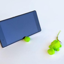 tortuga llavero smartphone de pie varios titular 3d print model - Mito3D