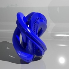 torus knot oo3 jogo 3d print model - Mito3D