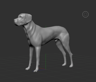 farsi barba inu cane pitbull animale domestico trofeo cani 3d print model - Mito3D