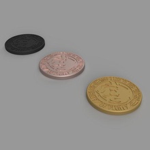 lancer monnaie sorceleur Achevée collection gadget médaillon 3d print model - Mito3D