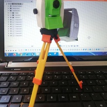 total station - leica architecture usb flash memory gps engineer level prism engineering topography geodesy geomatics civil topographer surveyor desk ornament agronomy topographie od sie 3d print model - Mito3D