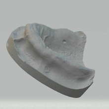totalmente edentulo mascellare modello dentale vassoio stampa 3d stl pei impronta 3d print model - Mito3D