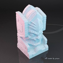totem tiki poly yiixpe stone games toy game re-entry supply car street figurines concept robot art black girls cute manga anime skull model telephone camping beach covid animal decoration 3d print model - Mito3D