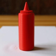 totems burger quizz game totem pole mayo mayonnaise ketchup 3d print model - Mito3D
