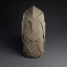 tótems freija dios mitologia nordico vikingos figura asgar 3d print model - Mito3D