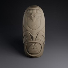 totens maldito Deus mitologia Nordico vikingos figura Asgar 3d print model - Mito3D