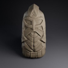 totems Dieu mythologie nordique vikings figure Asgar 3d print model - Mito3D