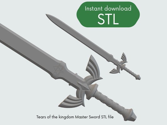 totk maître épée zelda légende cosplay soutenir lien 3d print model - Mito3D