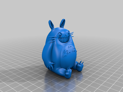 Totoro créatures art imaginaire légendes personnages 3d print model - Mito3D
