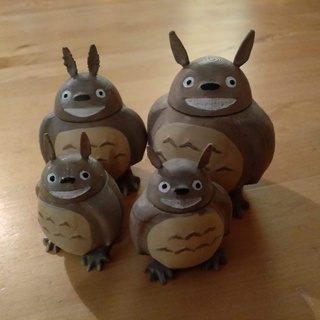 Totoro caixa jogos fofa ghibli leite dentes estatueta manga miyazaki brinquedo 3d print model - Mito3D