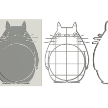 totoro cookie cutter anime 3d print model - Mito3D