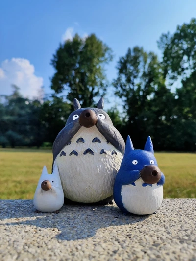 totoro famille my voisin jeu ghibli jouet anime collection décoration geek ventilateur 3d print model - Mito3D