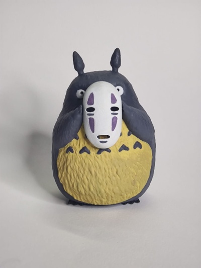 totoro kaonashis maske ghibli kaonashi gesicht anime temperamentvoll weg 3d print model - Mito3D