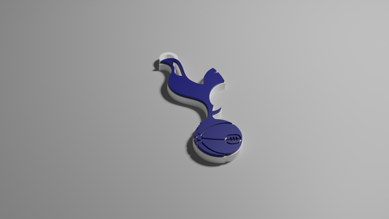tottenham chiave squillare speroni lega calcio arte design 3d print model - Mito3D