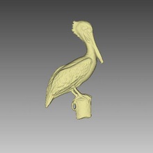 toucan post Kunst 3d print model - Mito3D