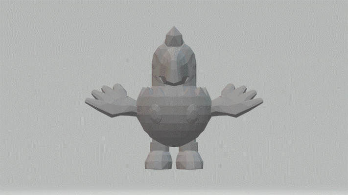 toucanmon digimon frontière jouet réplique 3d modèle stl art figurine digi numérique figure hd lun monstre 3d print model - Mito3D