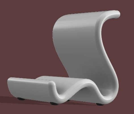 tocar almofada suporte casa tábua tátil 3d print model - Mito3D