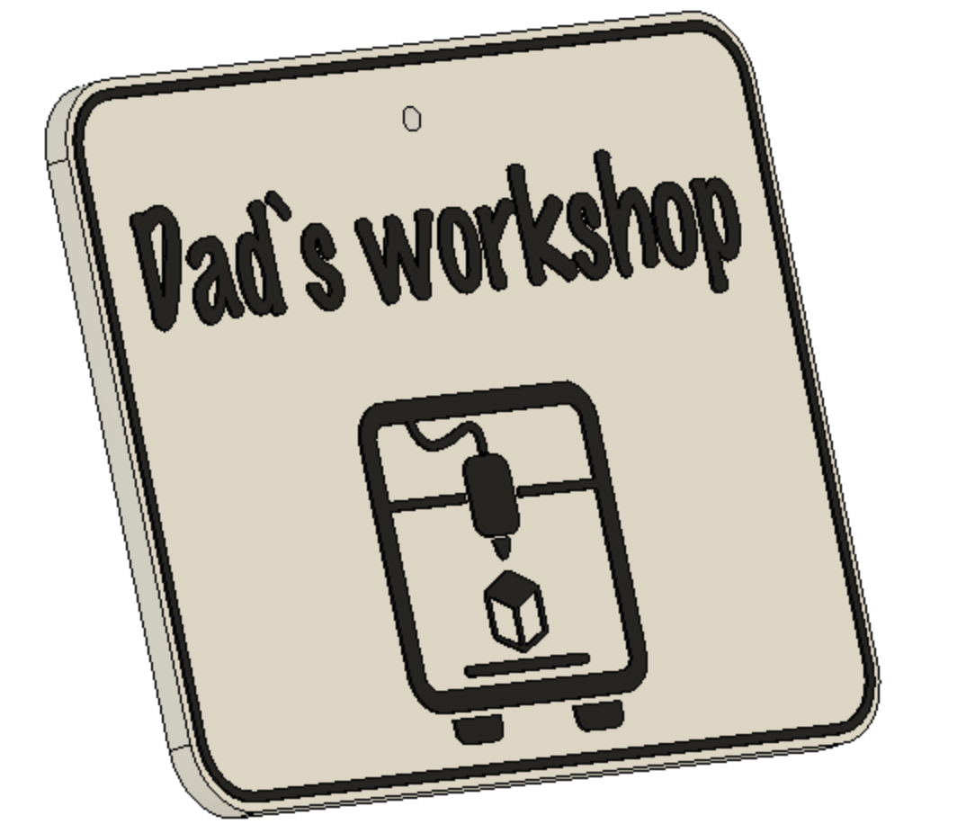 tova lna dad's workshop cedule 3D print model - Mito3D