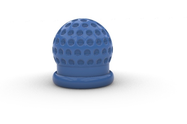 remorquer balle protecteur golf bande annonce attelage accessoire couverture gaine voiture transport 4x4 3d print model - Mito3D