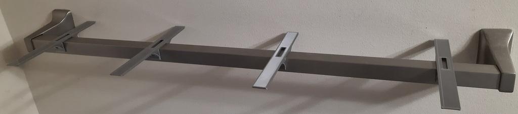 towel bar light shelf adapter bathroom home house 3d print model - Mito3D