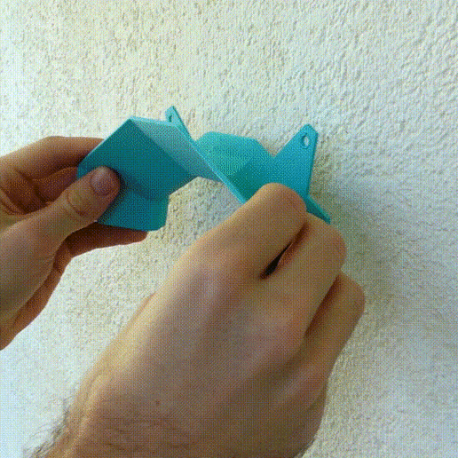 serviette cintre plat titulaire soutien cuisine crochet crochets grille mur bar salle bains 3D print model - Mito3D