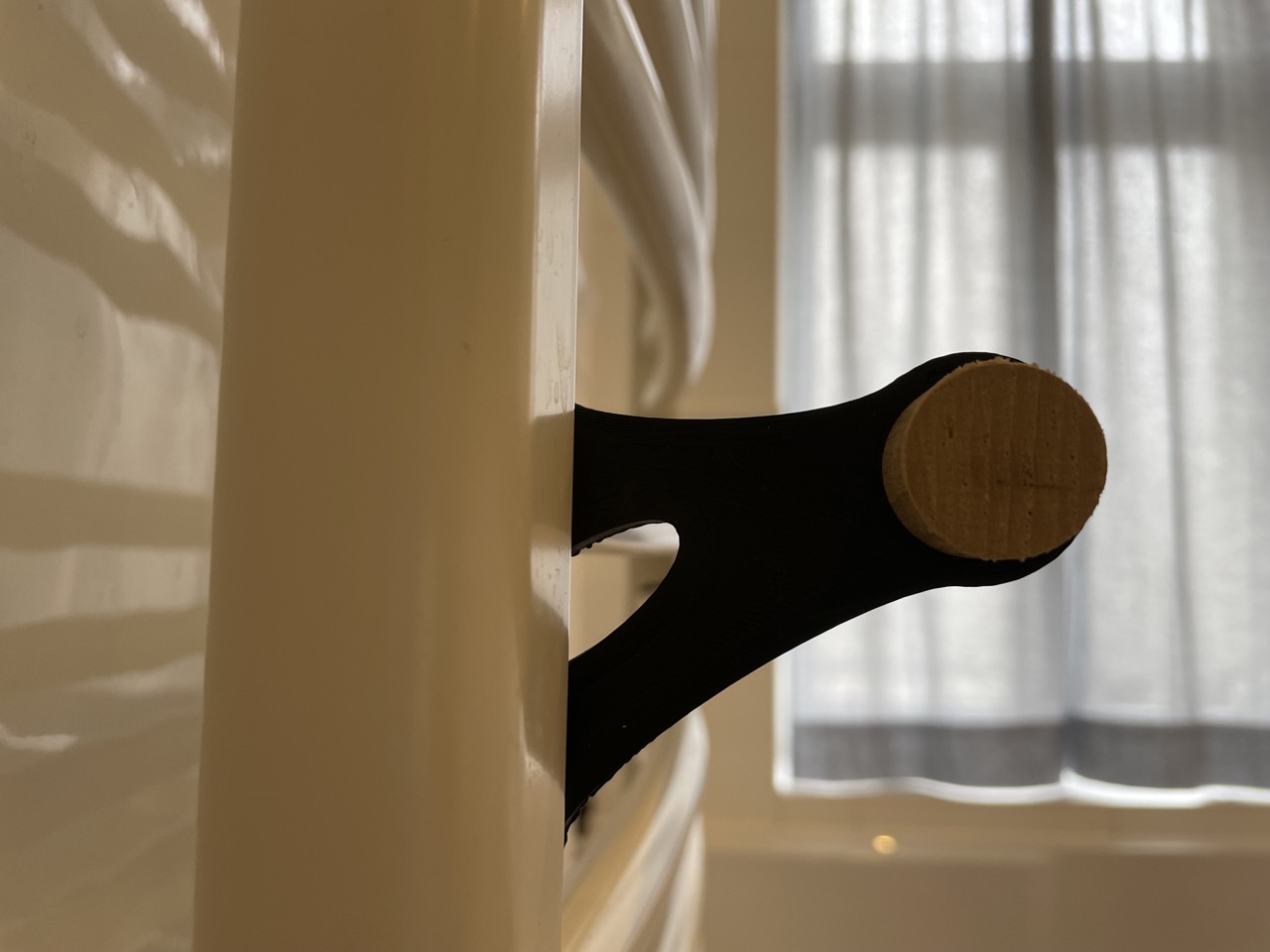 towel holder heating Various rail bracket 3D print model - Mito3D