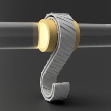 towel radiator hook f360 parametric design 3d print model - Mito3D