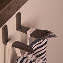 towelhooksfork y la cuchilla casa cocina comedor toalla de gancho suspensión hogar 3d print model - Mito3D