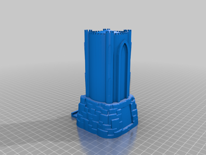 tower dark buildings structures achitecture house 3d print model - Mito3D