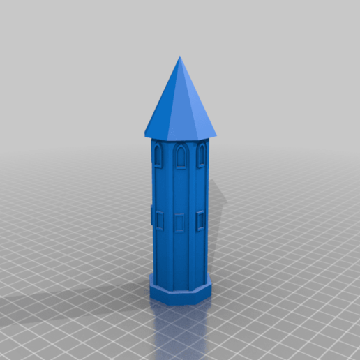 tower architecture buildings structures building 3D print model - Mito3D