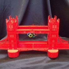 tower bridge architecture acrylic laser cutter model buildings structures 3d print model - Mito3D